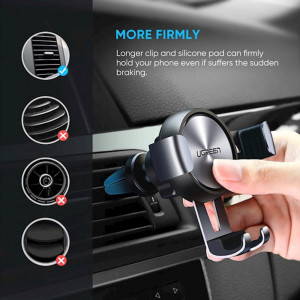 Suport Auto Grila Ventilatie - Ugreen Gravity Grip (50564) - Space Gray - Img 3