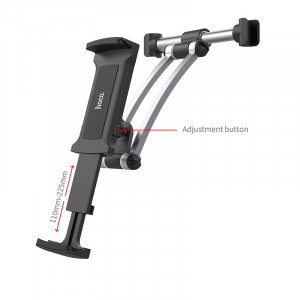 Suport Auto Telefon / Tableta - Hoco Handsome (CA62) - Black - Img 4