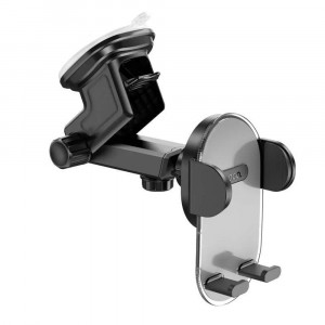 Suport de Telefon pentru Parbriz si Bord - Hoco Shiny (H3) - Black - Img 4
