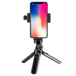 Suport Telefon pentru Trepied / Ring Light - Techsuit PHM01 - Black - Img 3