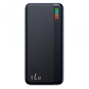 Baterie Externa 2x USB, Type-C, Micro-USB, 12W, 10000mAh - JoyRoom Dazzling Series (JR-T016) - Black - Img 2