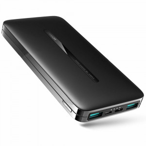 Baterie Externa 2x USB, Type-C, Micro-USB, 2.1A, 10000mAh - JoyRoom (JR-T012) - Black - Img 1