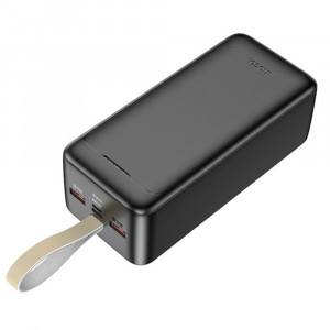 Baterie Externa 2x USB, Type-C, Micro-USB, PD30W, 40000mAh - Hoco Smart (J111C) - Black - Img 2