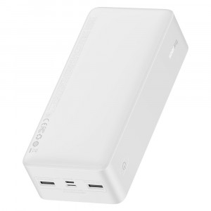 Baterie externa 30000mAh, 15W - Baseus Bipow Digital Display (PPBD050202) - White - Img 4
