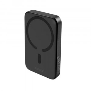 Baterie Externa Magnetica Wireless 6000mAh, 20W, cablu Type-C- Baseus Magnetic Wireless Charging (PPCX050001) - Black - Img 4
