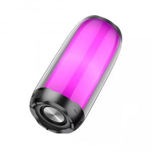 Boxa Portabila LED, Bluetooth 5.0, 10W - Hoco (HC8 Pulsating) - Black - Img 2