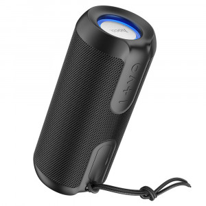 Boxa Wireless BT 5.1, FM, Card TF, Disk U, Lumini RGB, 10W, 1200mAh - Hoco Artistic Sports (BS48) - Black - Img 1