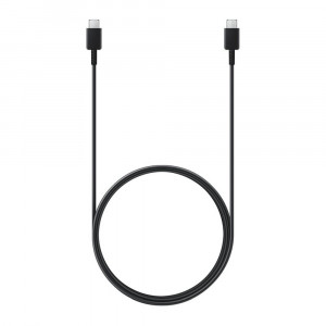 Cablu de Date Type-C la Type-C Fast Charging 3A, 1.8m - Samsung (EP-DX310JBEGEU) - Black (Blister Packing) - Img 2