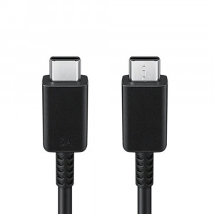 Cablu de Date USB-C to Type-C Super Fast Charging 5A, 1m - Samsung (EP-DN975BBEGWW) - Black (Blister Packing) - Img 3