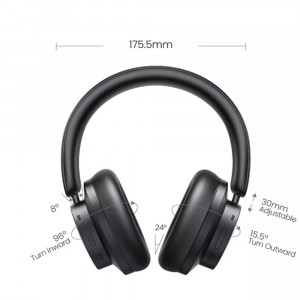 Casti Bluetooth Wireless Noise Cancelling - Ugreen (90422) - Black - Img 4