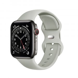 Curea pentru Apple Watch 1/2/3/4/5/6/7/8/SE/SE 2 (38/40/41mm) - Techsuit Watchband (W031) - Gray - Img 1