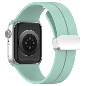 Curea pentru Apple Watch 1/2/3/4/5/6/7/8/SE/SE 2 (38/40/41mm) - Techsuit Watchband (W011) - Teal Green