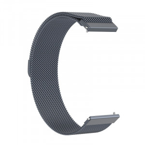 Curea pentru Samsung Galaxy Watch 4, Galaxy Watch Active (40 / 44 mm), Huawei Watch GT / GT 2 / GT 3 (42 mm) - Techsuit Watchband 20mm (W009) - Blue - Img 2
