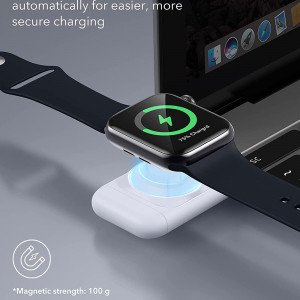 ESR - Portable Wireless Charger - for Apple Watch - White - Img 4