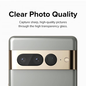 Folie Camera pentru Google Pixel 7 Pro (set 3) - Ringke Camera Protector Glass - Clear - Img 4