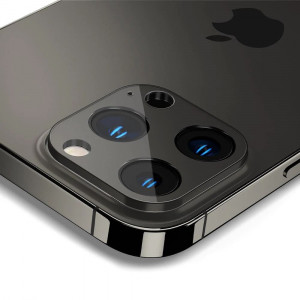Folie Camera pentru iPhone 13 Pro / 13 Pro Max (set 2) - Spigen Optik.TR - Black - Img 2