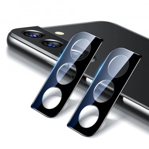 Folie Camera pentru Samsung Galaxy S22 5G / S22 Plus 5G (set 2) - ESR Lens Protector Tempered Glass - Black - Img 2