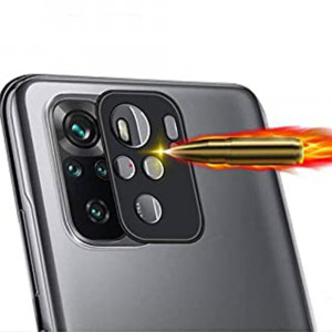 Folie Camera pentru Xiaomi Redmi Note 10 4G / Note 10S / Poco M5s - Mocolo Silk HD PRO Camera Glass - Black - Img 3