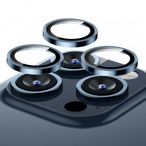 Folie Camera telefon iPhone 15 Pro/ 15 Pro Max - ESR Armorite Camera Lens Protectors - Chromatic - Img 2