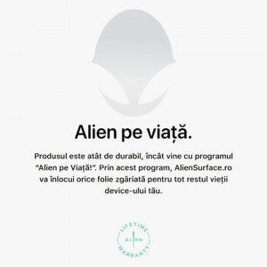 Folie pentru iPad Pro 11 (2018 / 2020 / 2021 / 2022) - Alien Surface Screen - Transparent - Img 3