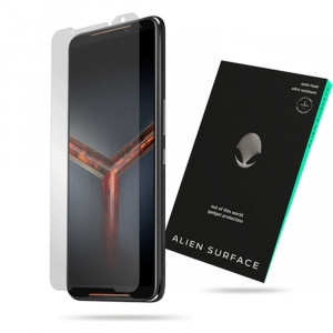 Folie protectie telefon Asus ROG Phone II ZS660KL - Alien Surface Screen+Edges+Back - Transparent - Img 4