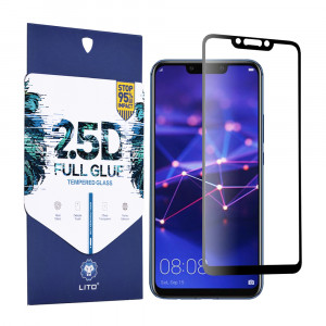 Folie protectie telefon Huawei Mate 20 Lite / Nova 3 / Nova 3i / P Smart Plus - Lito 2.5D FullGlue Glass - Black - Img 1