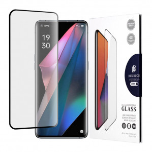 Folie protectie telefon Oppo Find X3 / Find X3 Pro - Dux Ducis Tempered Glass - Black - Img 1