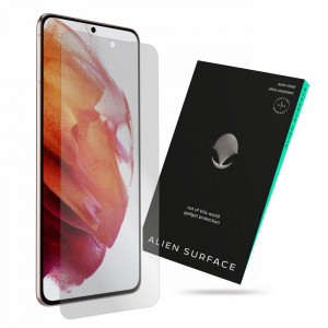 Folie protectie telefon Samsung Galaxy S21 Plus 5G - Alien Surface Screen Case Friendly - Transparent - Img 1