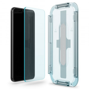 Folie protectie telefon Samsung Galaxy S22 Plus 5G (set 2) - Spigen Glas.TR EZ FIT - Clear - Img 3