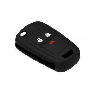 Husa pentru cheie Chevrolet Aveo, Cruze, Spark - Techsuit Car Key Case (1013.01) - Black - Img 3