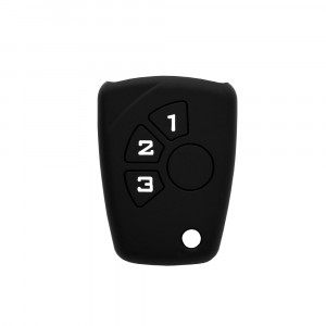 Husa pentru cheie Chevrolet Silverado, Volt - Techsuit Car Key Case (3110.02) - Black - Img 1