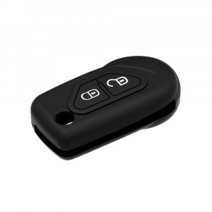Husa pentru cheie Citroen Berlingo, C1, C2, C3 - Techsuit Car Key Case (1021.04) - Black - Img 4