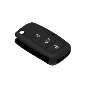 Husa pentru cheie VW Eos, Beetle - Techsuit Car Key Case (3001.01) - Black - Img 3