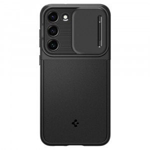 Husa Samsung Galaxy S23 Plus - Spigen Optik Armor - Black - Img 4