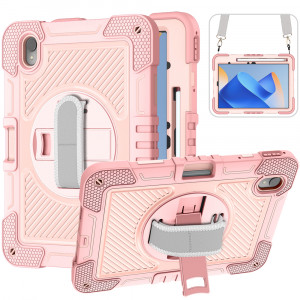Husa tableta Huawei MatePad 11 2023 - Techsuit StripeShell 360 - Pink - Img 1