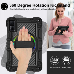 Husa tableta Xiaomi Redmi Pad - Techsuit StripeShell 360 - Black - Img 3