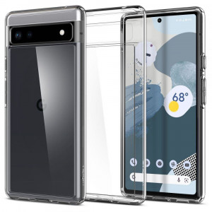 Husa telefon Google Pixel 6a - Spigen Ultra Hybrid - Crystal Clear