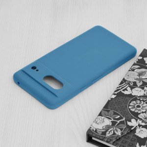 Husa telefon Google Pixel 7 - Techsuit Soft Edge Silicone - Denim Blue - Img 4