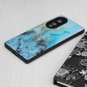 Husa telefon Honor 70 - Techsuit Glaze Series - Blue Ocean - Img 3