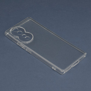 Husa telefon Honor 80 - Techsuit Clear Silicone - Transparent - Img 2