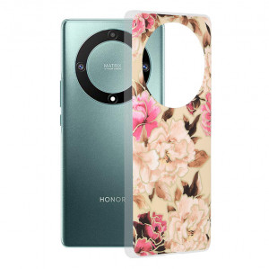 Husa telefon Honor Magic5 Lite - Techsuit Marble Series - Mary Berry Nude - Img 1