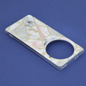 Husa telefon Honor Magic5 Lite - Techsuit Marble Series - Pink Hex - Img 4