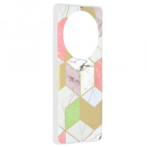 Husa telefon Honor Magic5 Lite - Techsuit Marble Series - Purple Hex - Img 2