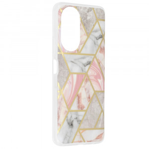 Husa telefon Honor X7 - Techsuit Marble Series - Pink Hex - Img 2