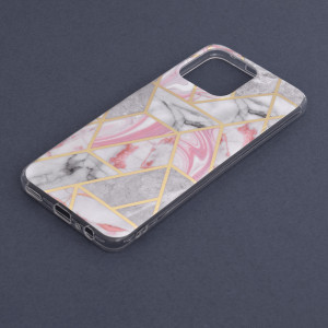 Husa telefon Honor X8 - Techsuit Marble Series - Pink Hex - Img 2