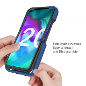 Husa telefon Huawei Nova 5T / Honor 20 + Folie - Techsuit Defense360 Pro - Black - Img 4