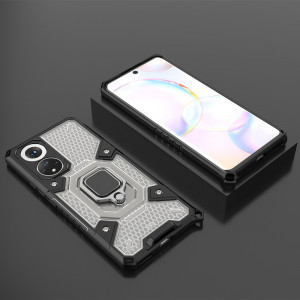 Husa telefon Huawei nova 9 / Honor 50 - Techsuit Honeycomb Armor - Black - Img 3