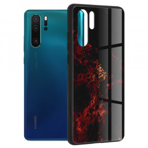 Husa telefon Huawei P30 Pro / P30 Pro New Edition - Techsuit Glaze Series - Red Nebula - Img 1