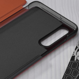 Husa telefon Huawei P30 - Techsuit eFold Series - Orange - Img 3