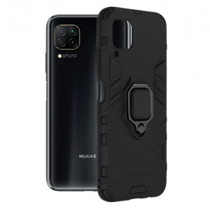 Husa telefon Huawei P40 Lite - Techsuit Silicone Shield - Black - Img 1
